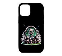 Custodia per iPhone 12/12 Pro Orda di teschio incandescente - Horror scheletro gotico scuro