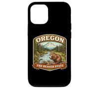 Custodia per iPhone 12/12 Pro Oregon The Beaver State Souvenir Memorabilia Visitatore orgoglioso