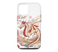 Custodia per iPhone 12/12 Pro Origami giapponese Art Dragon