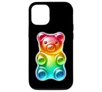 Custodia per iPhone 12/12 Pro Orsetto gommoso Candy Rainbow