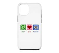 Custodia per iPhone 12/12 Pro Pace Amore Procioni Carino Procione