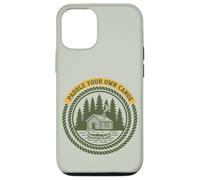 Custodia per iPhone 12/12 Pro Paddle Your Own Canoa Retro Cabin Outdoor