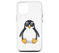 Custodia per iPhone 12/12 Pro Paffuto Cool Penguin con occhiali da sole Summer Vibes