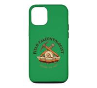 Custodia per iPhone 12/12 Pro Paleontologo di campo scavando il fossile passato