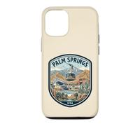 Custodia per iPhone 12/12 Pro Palm Springs California Deserto Viaggio Retro