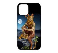 Custodia per iPhone 12/12 Pro Pan Dio del Selvaggio al chiaro di luna