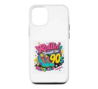 Custodia per iPhone 12/12 Pro Pattini a rotelle anni '90 regalo per lei nostalgia