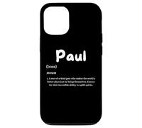 Custodia per iPhone 12/12 Pro Paul Definition Personalized Name Custom Costume For Pauls