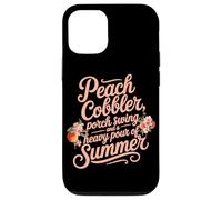 Custodia per iPhone 12/12 Pro Peach Cobbler Porch Swing and a Heavy Pour of Summer