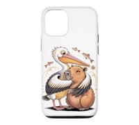 Custodia per iPhone 12/12 Pro Pelican Hug Capybara Sea Bird Cute Lover