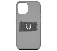 Custodia per iPhone 12/12 Pro Pennsylvania PA Deer Hunting Shed Antlers Design