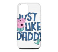 Custodia per iPhone 12/12 Pro Peppa Pig Just Like Daddy Festa del papà