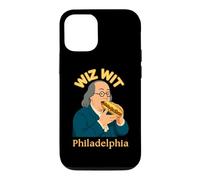 Custodia per iPhone 12/12 Pro Philly Cheesesteak Wiz Wit Benjamin Franklin Filadelfia