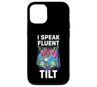 Custodia per iPhone 12/12 Pro Pinball Machine Player I Speak Fluent Tilt Arcade