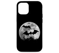 Custodia per iPhone 12/12 Pro Pipistrelli a Luna Piena Gothic Dark Art