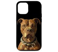 Custodia per iPhone 12/12 Pro Pitbull Bulldog Pittie Cane American Pit Bull Terrier