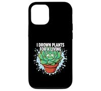 Custodia per iPhone 12/12 Pro Plant Killer Succulent I Drown Plants For A Living