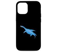 Custodia per iPhone 12/12 Pro Plesiosauro dinosauro subacqueo blu rettile marino