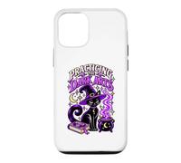 Custodia per iPhone 12/12 Pro Praticare le arti oscure strega gatto nero Halloween