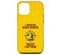 Custodia per iPhone 12/12 Pro Preferisco lo yacht a energia eolica Captain Sailing Compass