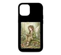 Custodia per iPhone 12/12 Pro Prenota Fairy Elf Fantasy Reading Cottagecore Bookworm