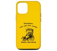Custodia per iPhone 12/12 Pro Procione vintage A volte non sei solo Ci sono insetti