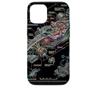 Custodia per iPhone 12/12 Pro Progettazione tecnica auto da corsa Ingegneria meccanica