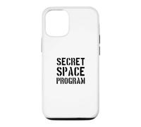Custodia per iPhone 12/12 Pro Programma spaziale segreto/divertente design UFO Alien Conspiracy