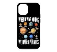 Custodia per iPhone 12/12 Pro Quando ero giovane avevamo 9 pianeti Sistema Solare Galaxy Spazio