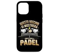 Custodia per iPhone 12/12 Pro Questo Vecchio Vi Mostrerà Come Si Gioca A Padel Campo