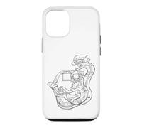 Custodia per iPhone 12/12 Pro Quetzalcoatl. Serpente piumato. Olmeco. Mesoamericano. Messico