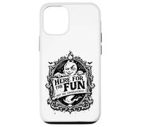 Custodia per iPhone 12/12 Pro Qui Per Divertimento Non Le Conseguenze Vintage Gothic