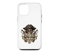 Custodia per iPhone 12/12 Pro Raise Hell & Set Sail Pirate Skull - Avventura nautica