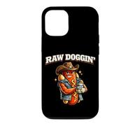 Custodia per iPhone 12/12 Pro Raw Dogin Vintage Hot Dog Maestro della Griglia Regalo