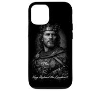 Custodia per iPhone 12/12 Pro Re Riccardo Il Re Crociato Medievale Cuor di Leone