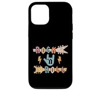 Custodia per iPhone 12/12 Pro Regali per chitarra rock and roll, punk rock, bambini ragazzi ragazze