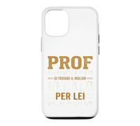 Custodia per iPhone 12/12 Pro Regalo professore prof professoressa fine anno divertente