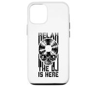 Custodia per iPhone 12/12 Pro Relax The DJ Is Here LP Gothic Skull per amanti del disco in vinile