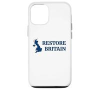 Custodia per iPhone 12/12 Pro Restore Britain - UK Patriot Conservative Graphic (White)