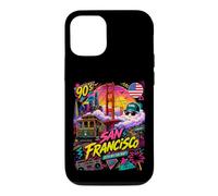 Custodia per iPhone 12/12 Pro Retro 90s San Francisco California Skyline City By The Bay