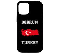 Custodia per iPhone 12/12 Pro Retro Bodrum Turchia Distressed Turchia Bandiera