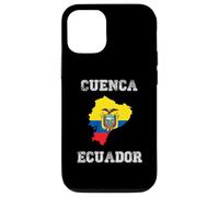 Custodia per iPhone 12/12 Pro Retro Cuenca Ecuador Distressed Ecuador Bandiera Ecuador