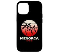 Custodia per iPhone 12/12 Pro Retro Menorca Spagna Mediterraneo Tramonto Indossare