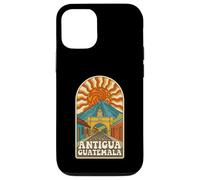 Custodia per iPhone 12/12 Pro Retro Psychedelic Antigua Guatemala Travel Poster