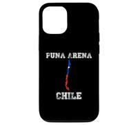 Custodia per iPhone 12/12 Pro Retro Punta Arena Cile Distressed Chile Bandiera
