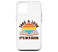 Custodia per iPhone 12/12 Pro Retro take a look it's in a book - Funny reading