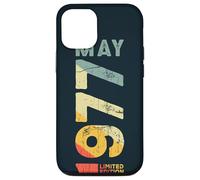 Custodia per iPhone 12/12 Pro Retro Vintage maggio 1977 Anno 1977 Vintage 1977 Dal 1977