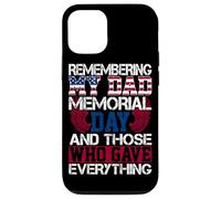 Custodia per iPhone 12/12 Pro Ricordando il giorno della memoria di mio padre e coloro che hanno dato tutto