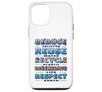 Custodia per iPhone 12/12 Pro Ridurre il riutilizzo Riciclare Educazione Ambientale In
