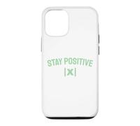 Custodia per iPhone 12/12 Pro Rimani positivo Valore assoluto Matematica Insegnante di gioco di parole